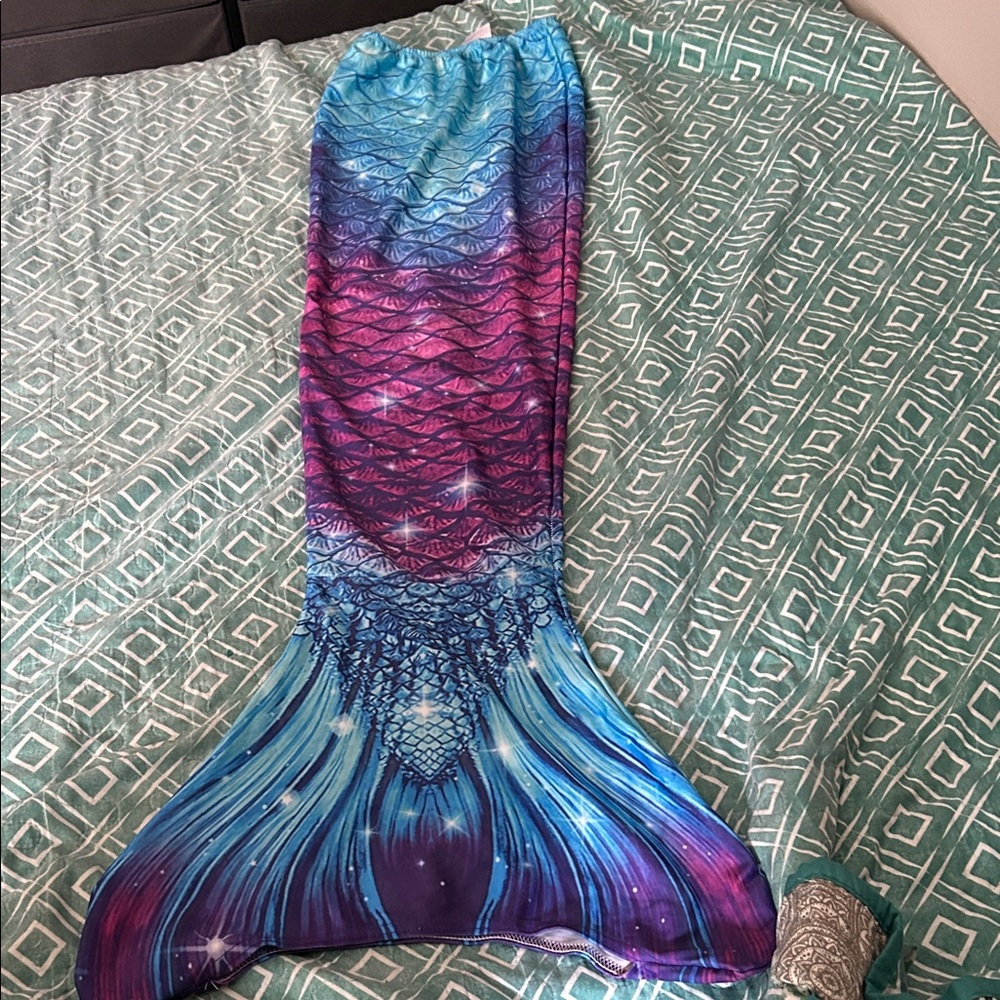 Mermaid Tail swimsuit in Blue and Purple